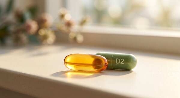 Vitamín D2 z rostlin může být zradný. Snižuje hladinu účinnější formy D3